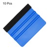sourcing map 10pcs Vinyl Squeegee Felt Edge 4" Squeegee Felt