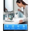 Homtalker Toothbrush Holders for Bathroom Counter - Detachable Bathroom Organizer