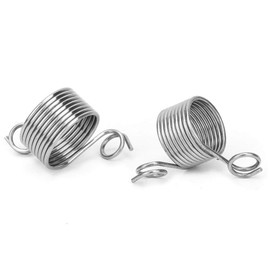 Knitting Thimble Stainless Steel Knitting Finger Ring Yarn Guide Coiled Finger Thimble Knitting Sewing Accessories
