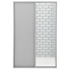 RecPro RV Pleated Folding Shower Door and Frame | Sliding,