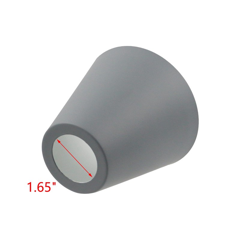 MY MIRONEY 2PCS Grey Barrel Metal Lampshade Hardware E27 Industrial
