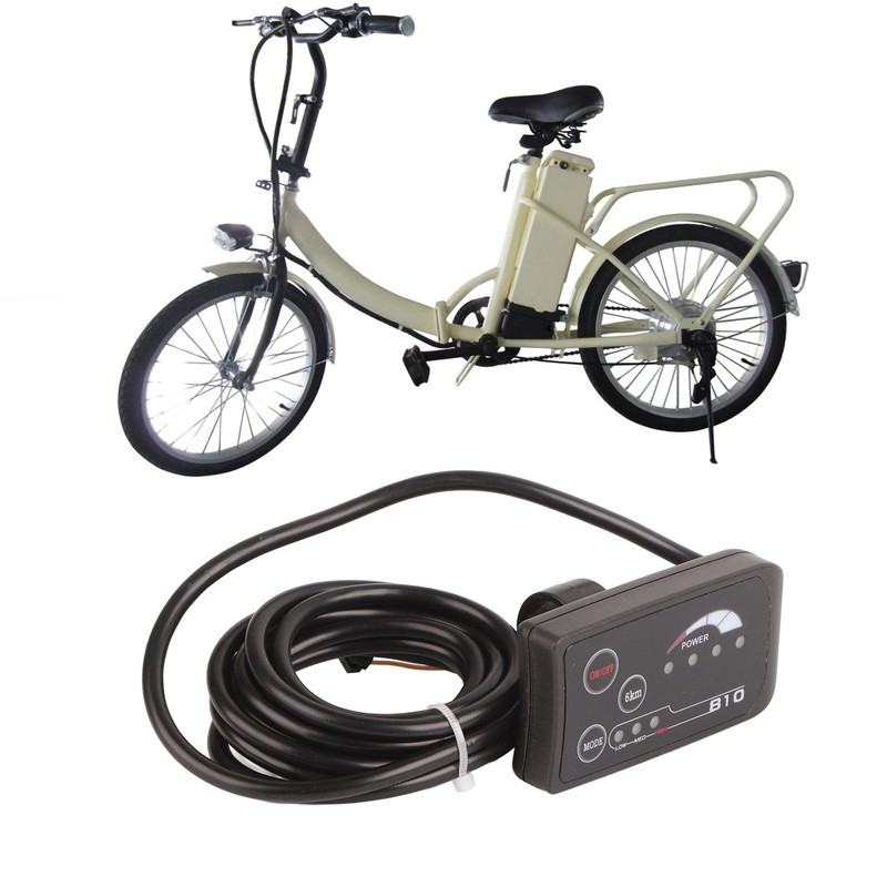 Electric Bicycle 810 LED Display With 5 Wire Cable Control
