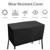 Heavy-Duty Waterproof Patio Cover for 2-Burner Outdoor Cooking System, Camp