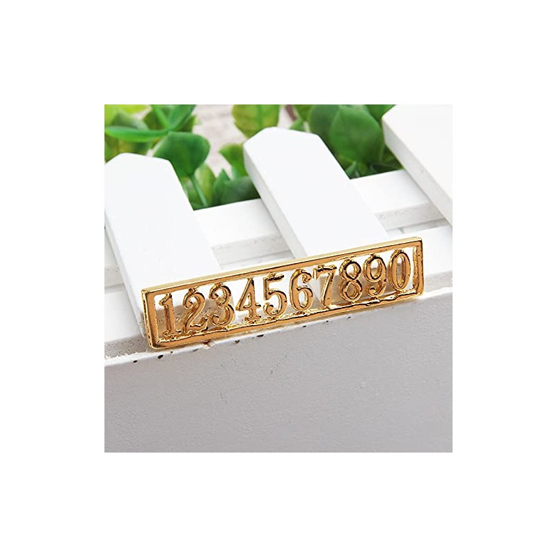 Acxico 1Pcs Mini House Miniature 1:12 Scale Set of Gold