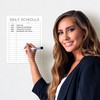 Dry Erase Daily Schedule Planner Sticker Decal by Glassboard Studio