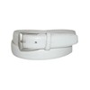 CTM® Big & Tall Cotton Adjustable Belt with Nickel Buckle,