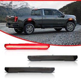 GTINTHEBOX for 2020 2021 2022 2023 GMC Sierra 2500HD 3500HD Pickup Truck Red Rear Fender Side Markers Driver Passenger Lamps
