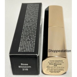 Bobbi Brown Luxe Lipstick Shade 318 ROSE BLOSSOM Full Size 0.12oz / 3.5g