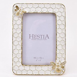 Hestia Honey Bee Resin Photo Frame 4" x 6"