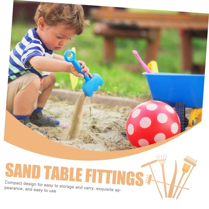 BESPORTBLE 6Pcs Zen Garden Rake Set Premium Miniature Sand Tray