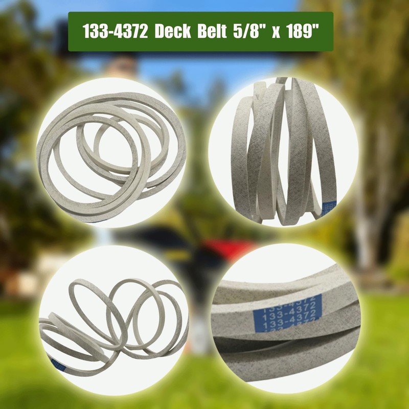 133-4372 0.66" x 189.1" Deck Belt Fit for Toro Wheel