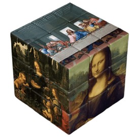 Famous Paintings Photo Magic Cube, Art Paintings Photo Magic Square, Creative Puzzle Cube (da Vinci)