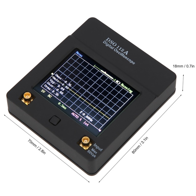 Portable Digital Oscilloscope HandHold Touch Screen DSO112A Tablet Sampling Rate