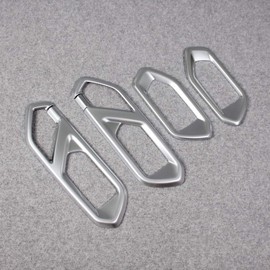 RUIQ Toyota New Rise 200 Series Interior Front Rear Inner Door Handle Garnish Designed for Toyota RAIZE (Brushed Nickel Plating)