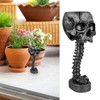 Skull Planter Spine Stand Set Innovative Exquisite Decorative Hand Painted