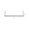 sourcing map 2pcs Pegboard Paper Towel Holder 11" Metal Peg