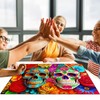 Puzzle 1000 Pieces Adult Puzzle Colourful Tile Game Colourful Flowers