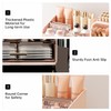 UFORU Makeup Organizer for Vanity with Brush Holder, Large Plastic