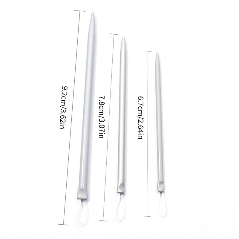 ZHIZHOUNEY Set of 3 Nylon Thread Rope Threader Yarn Thread