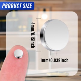 400 Pack Small Strong Magnets,4x1mm Round Refrigerator Magnets for Crafts, Whiteboard, Kitchen Cabinet,Office
