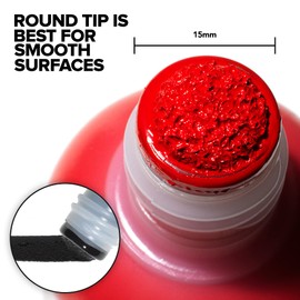 Krink K-60 Black Paint Marker - Vibrant and Opaque Fine Art Graffiti Markers for Canvas Metal Glass Paper and More - Alcohol-Based Permanent Graffiti Mop Paint Marker for Lasting Tags