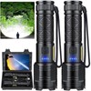 taoquwe Rechargeable LED Flashlights High Lumens, 99,000 Lumen Super Bright