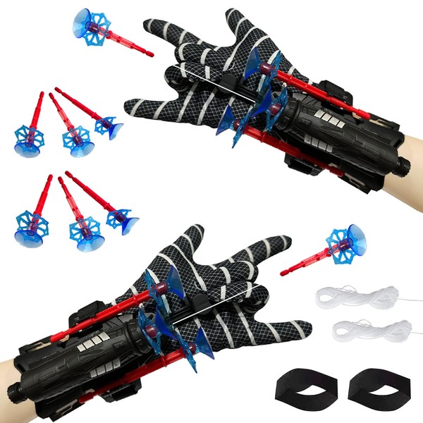 TKGEOUE Super Spiderm Launcher Set of 2 Kids Spiderm Hero