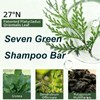 NovaCharm Seven Green Shampoo Bar-Nature Triangle Shampoo Bar For Women