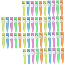Vaguelly 50 Pieces Plastic Kazoo Educational Toys Kazoo Instrument Small Kazoos Kazoo for Toddlers 1-3 Years Musical Instruments for Kids Pocket Filler Music Toy Kids Toys