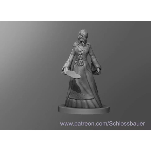 Medieval Bloody Mary Creature Monster Manual 28mm Scale DND D&D