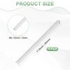 M METERXITY 15-Pack Acrylic Round Rods 11.81x0.12in/300x3mm