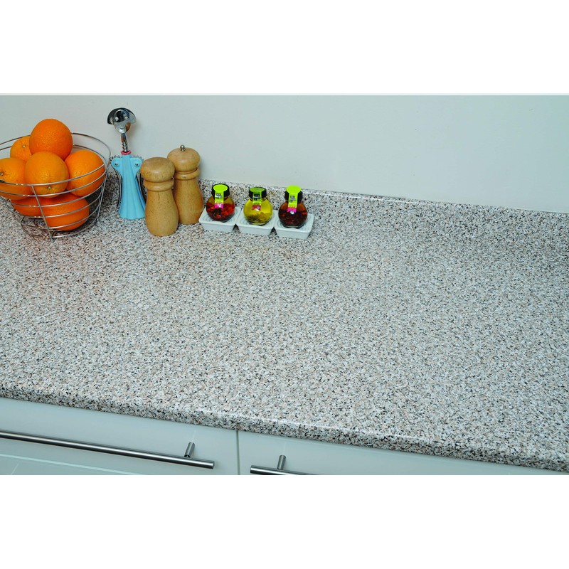 d-c-fix 346-0181-2PKA Decorative Self Adhesive Film, Brown Granite, 17" x