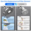 Filtered Shower Head - 8 Inches High Pressure Fixed Rain