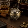 Creative Ashtray with Lid Portable Small Round Ash Tray for