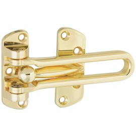 National Hardware N199-679 V804 Door Security Guard in Brass,3/8" x 6"