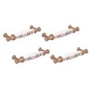 4 Sets Cabinet Door Handle Retro American Style Ergonomic Design