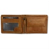 Bag Street Men's Wallet, Rustic cowhide leather, 5453 - Brown