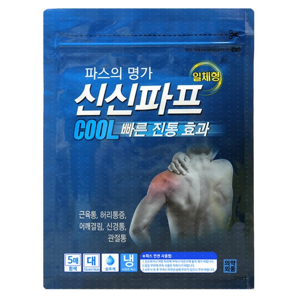 Shinshin Pharmaceutical Shinshin Paste Attached Paste Cool 5 Sheets COOL