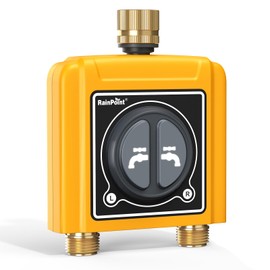 RAINPOINT WiFi Water Timer, Brass Inlet & Outlet,No WiFi Hub, 2.4Ghz WiFi Compatible, TWG004WRF Hub (Lot >202108)
