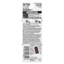 Lápiz De Gel Delineador Maybelline Tattoo Studio Smokey Brown