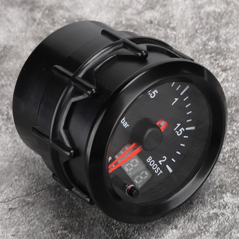 2in Car Turbo Pressure Boost Gauge Meter 2Bar 12V Colorful