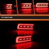 ADIIL Red LED Lens Bumper Reflector Tail Brake Lights Sequential