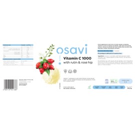 Osavi Vitamin C1000 with Rutin & Rose Hip - 180 Vegan caps