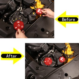 Aluminium Alloy Engine Oil Cap Radiator Cap Brake Fluid Cap Cover Trim Compatible with Toyota Supra GR A90 A91 MK5 2018-2022, Engine Cap Cover Set supra Accessories 3PCS (red)