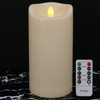 7LinRay 4" x 10" Large Outdoor Flameless Candle with Remote
