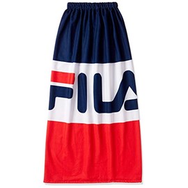 Fila 429800 Men's Color Block Wrap Towel, red