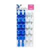 Hamming Pole Clip Cases-White-Rubber, 20P