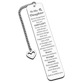 Stocking Stuffers for Teen Girls 16-18 Daughter, Bonus Daughter Gifts, Daughter Xmas Gifts from Mom Dad, Christmas Gifts Birthday Gifts for Daughter, 16th Birthday Gifts for Girls Daughter Bookmark