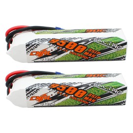 CNHL 9500MAH 3S lipo Battery 90C 11.1v lipo Battery Soft Case with EC5 Plug for RC Car Truck Tank RC Boat(2 Packs)