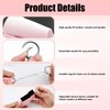 SHFGYG PU Leather Asthma Inhaler Holder Keychain Retractable Clip, Portable